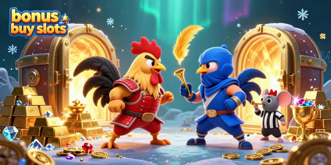 Engage in thrilling bonus buy slots action with dynamic roosters, lavish treasures, and sparkling gems.
