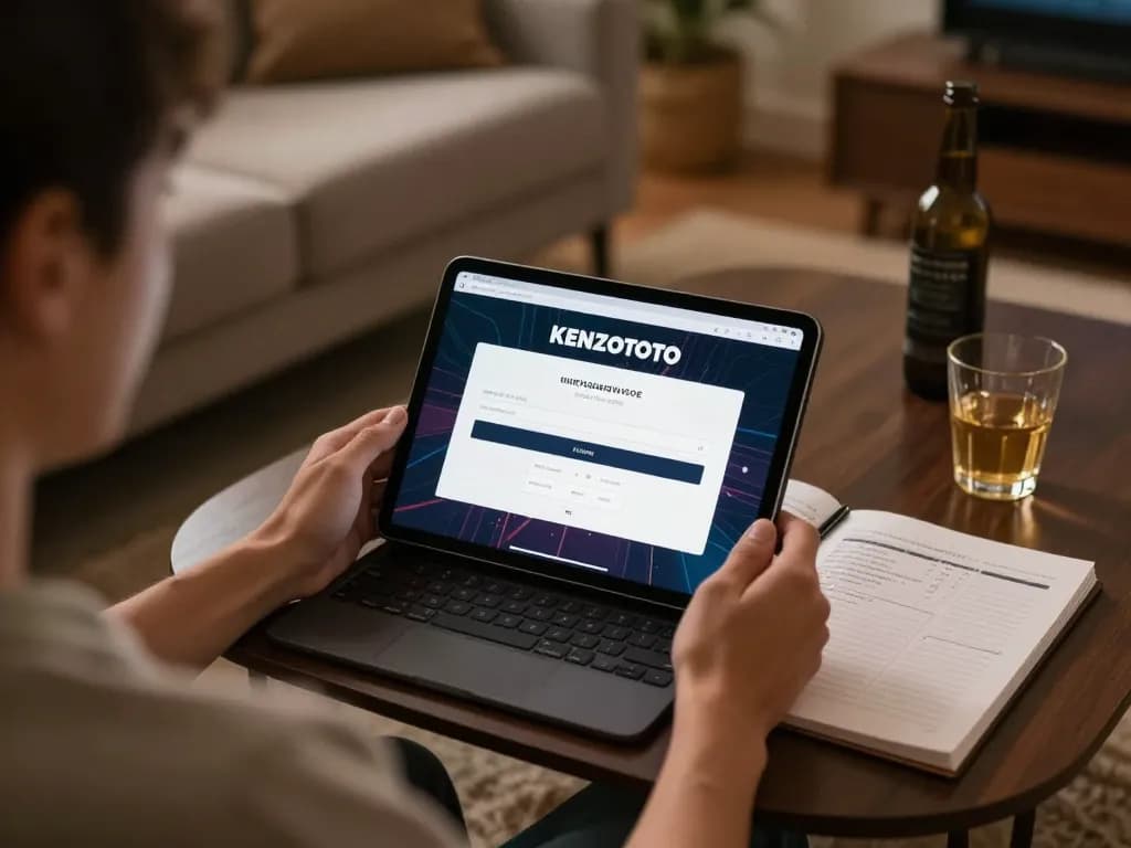 Rasakan proses login KENZOTOTO yang mulus saat terlibat dalam perjudian daring dari kenyamanan rumah