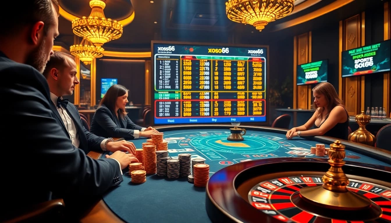 xoso66 platform engaging players with live casino action and vibrant betting details.