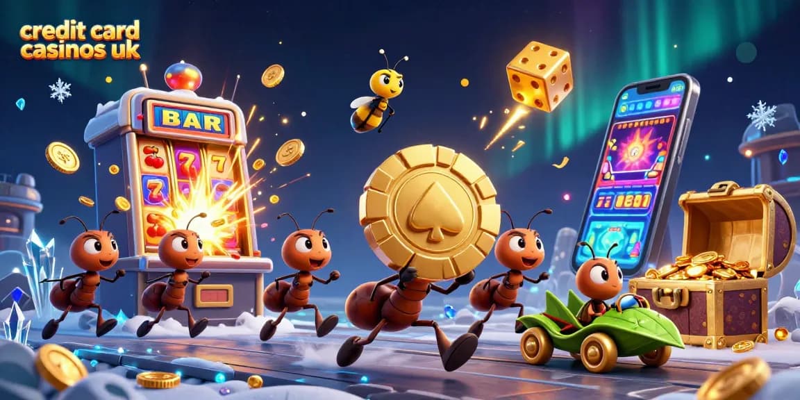 Experience exciting gameplay at credit card casinos UK with our vibrant festival of casino elements.