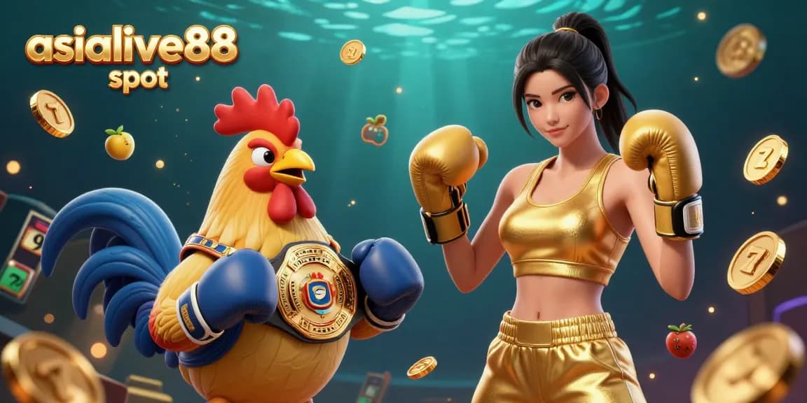 Experience thrilling action with asialive88 slot amidst vibrant casino elements and stunning characters.