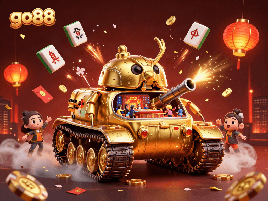 Engage with exciting go88 gaming action and vibrant visuals featuring a lively casino scene.