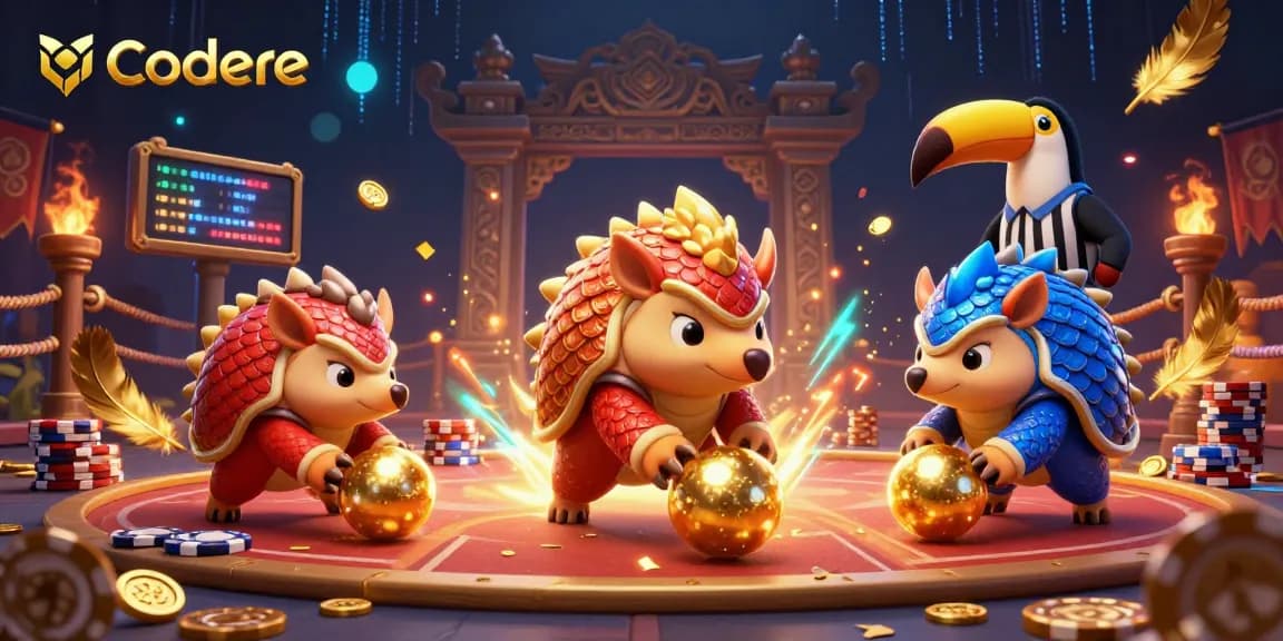 Experience thrilling Codere betting with dynamic pangolins and vibrant casino elements.