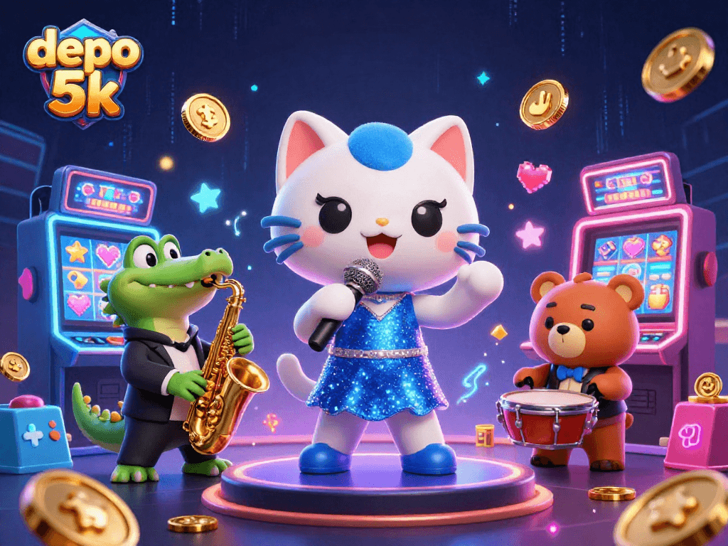 Engage in thrilling gameplay at depo 5k while enjoying vibrant characters and casino elements.