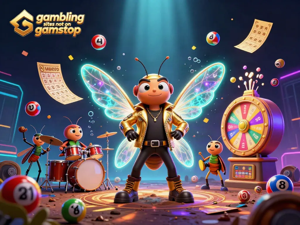 Experience dynamic fun at gambling sites not on gamstop with colorful lottery elements and exciting casino features.