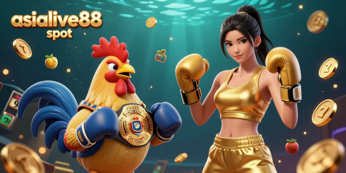 Experience thrilling action with asialive88 slot amidst vibrant casino elements and stunning characters.