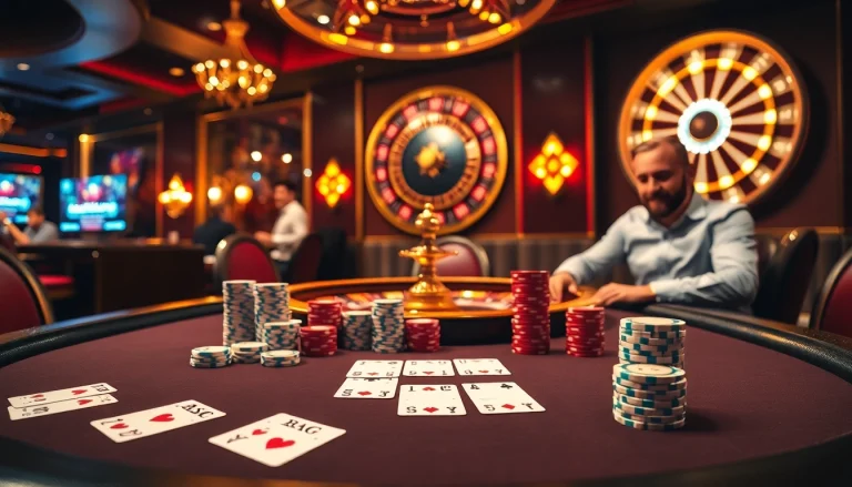 Dewaslot88 offers an exciting poker experience with high-stakes play, vibrant chips, and a thrilling casino atmosphere.