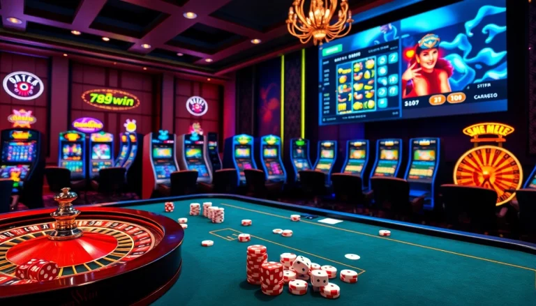 Experience thrilling gameplay at 789win com with vibrant casino tables and exciting betting action.