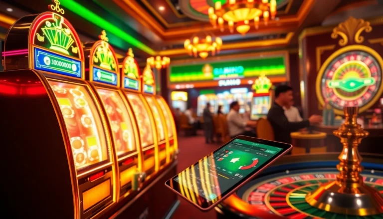 Experience thrilling moments of slot gacor hari ini with vibrant slot machines and poker chips